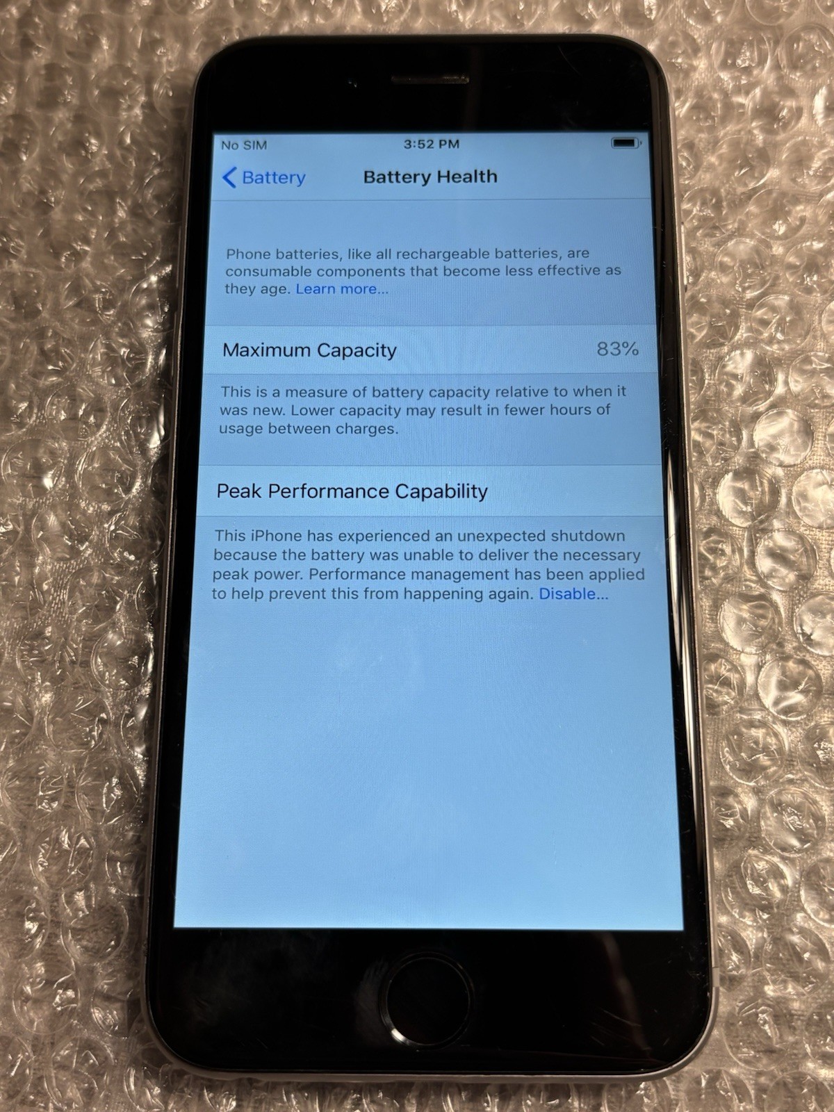 Apple iPhone 6 – 16GB – Space Gray (Unlocked) A1549 Good Condition READ DESC