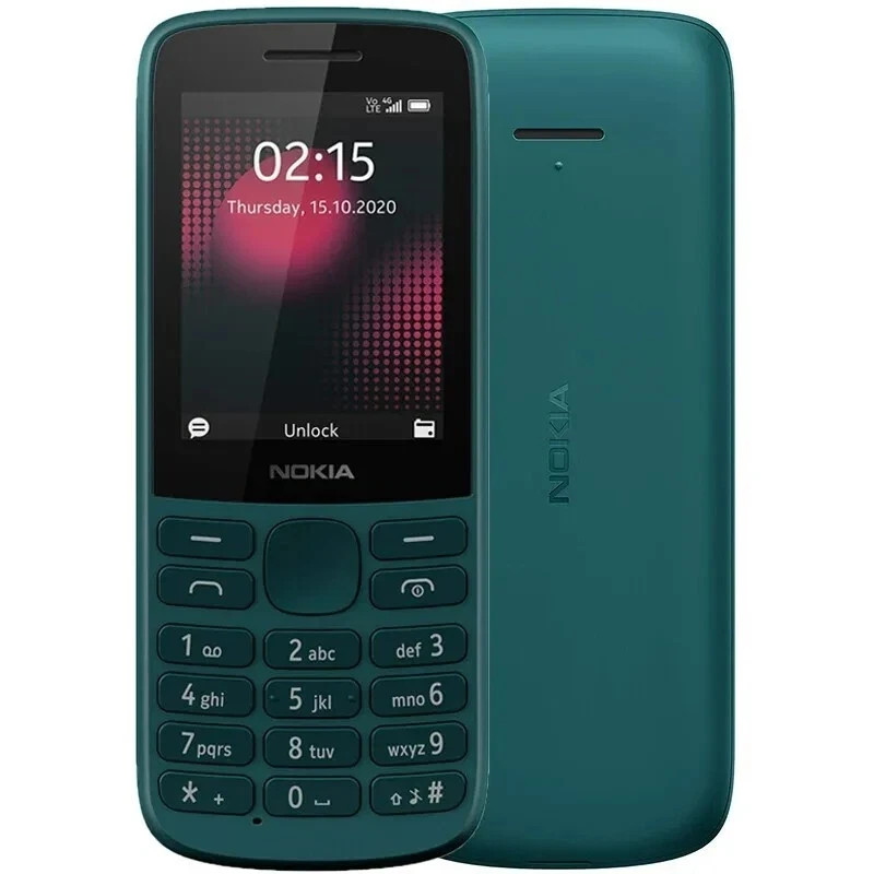 Nokia 215 Dual SIM 4G Bluetooth 128MB 64MB RAM Classic Unlocked Mobile Phone