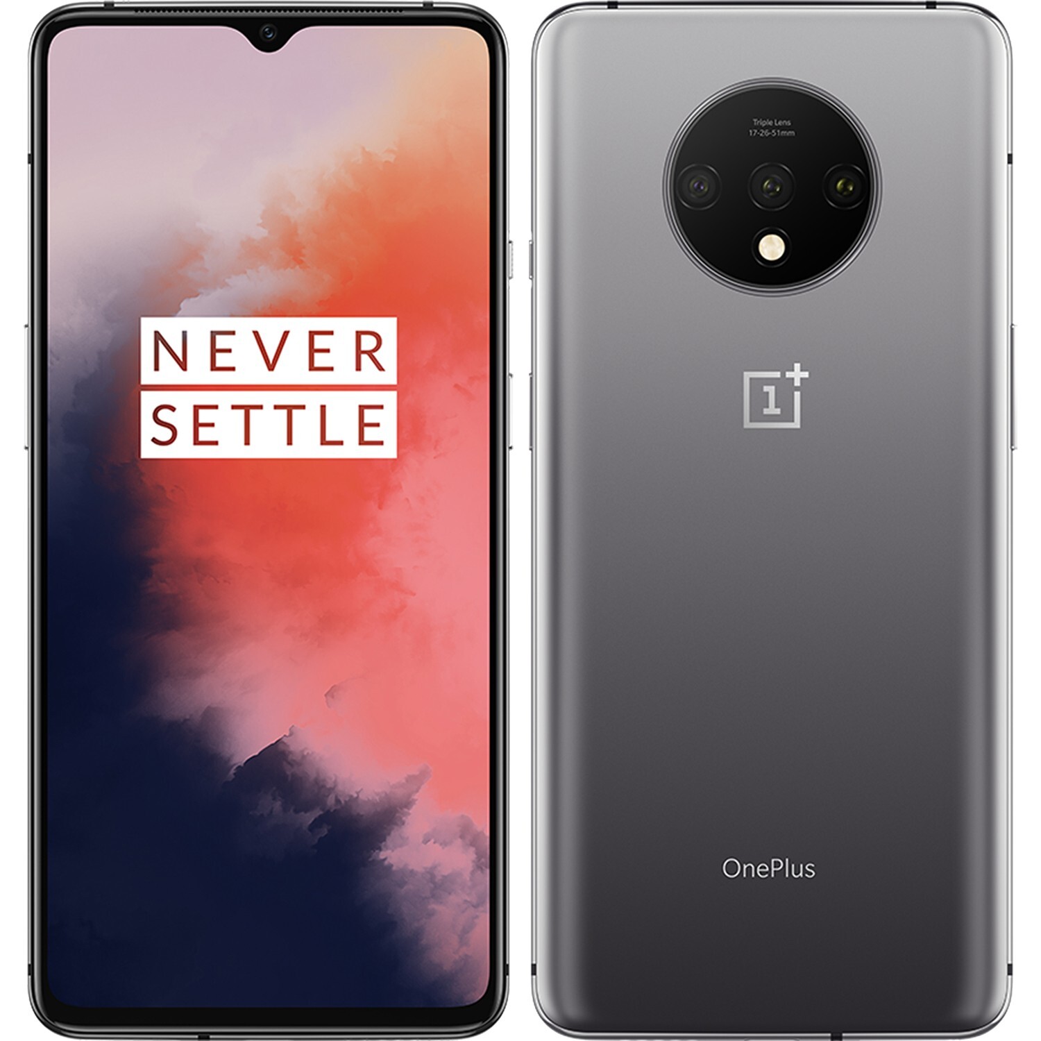 OnePlus 7T 4G Frosted Silver 128GB + 8GB Dual-SIM Unlocked GSM NEW
