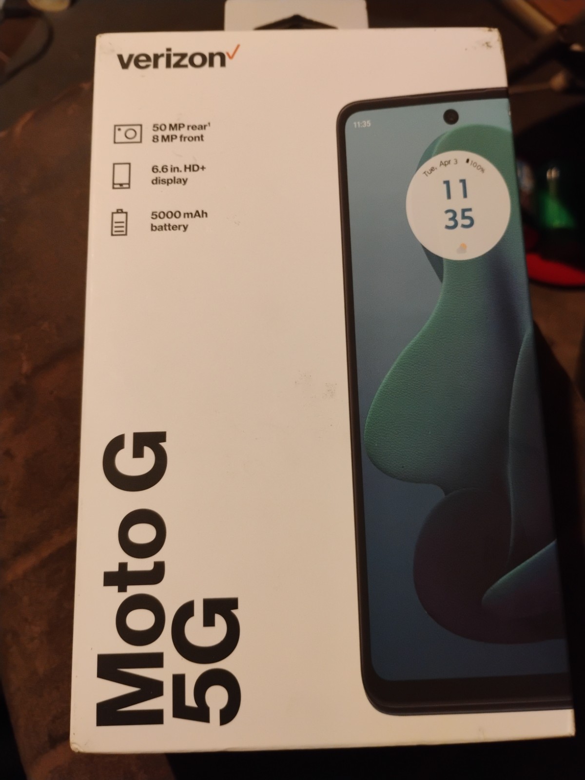 Motorola Moto G 5G (2024) MOTXT2417DPP Verizon Only 128GB Sage Green NEW IN BOX