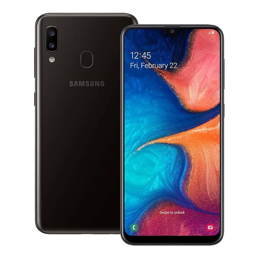 GSM UNLOCKED Samsung Galaxy A20 SM-A205U 6.4″ 32GB 3GB RAM Black – Grade A