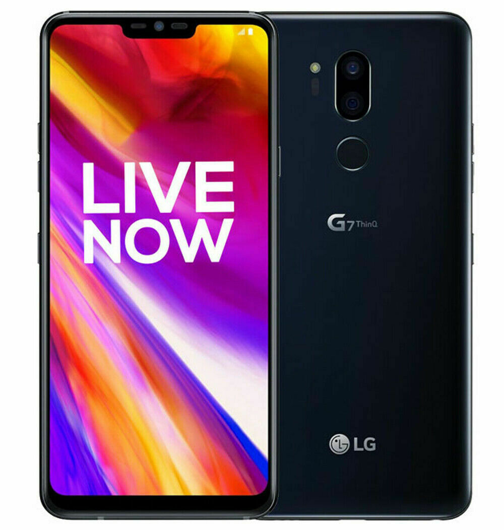 LG G7 ThinQ G710VM Fingerprint 64GB+4GB Unlocked 6.1″ LTE Smartphone- New Sealed