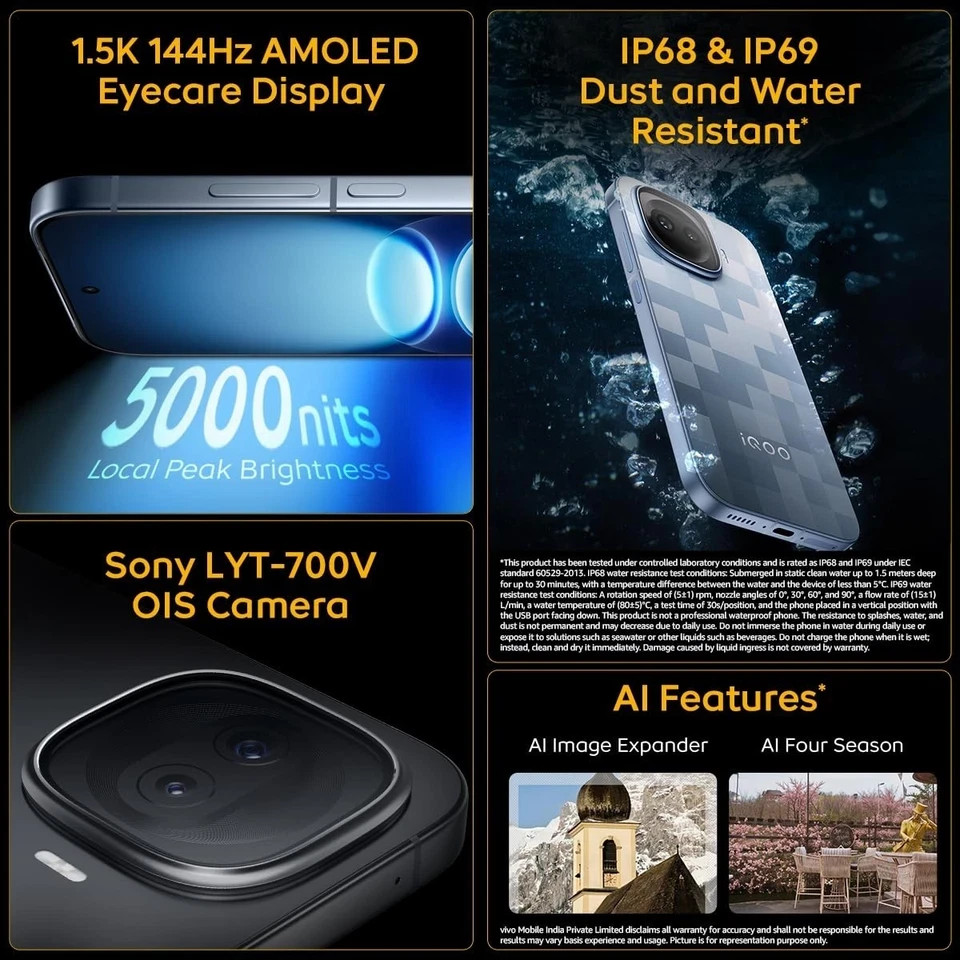 iQOO 15R 5G | Global ROM | 7600mAh | Factory Unlocked | 512GB | Android 16
