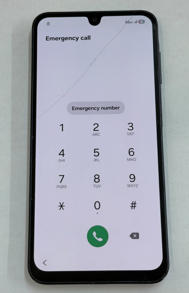 Samsung Galaxy A16 5G 128gb SM-A166U Smart Phone *CRACKED / FOR PARTS ONLY*