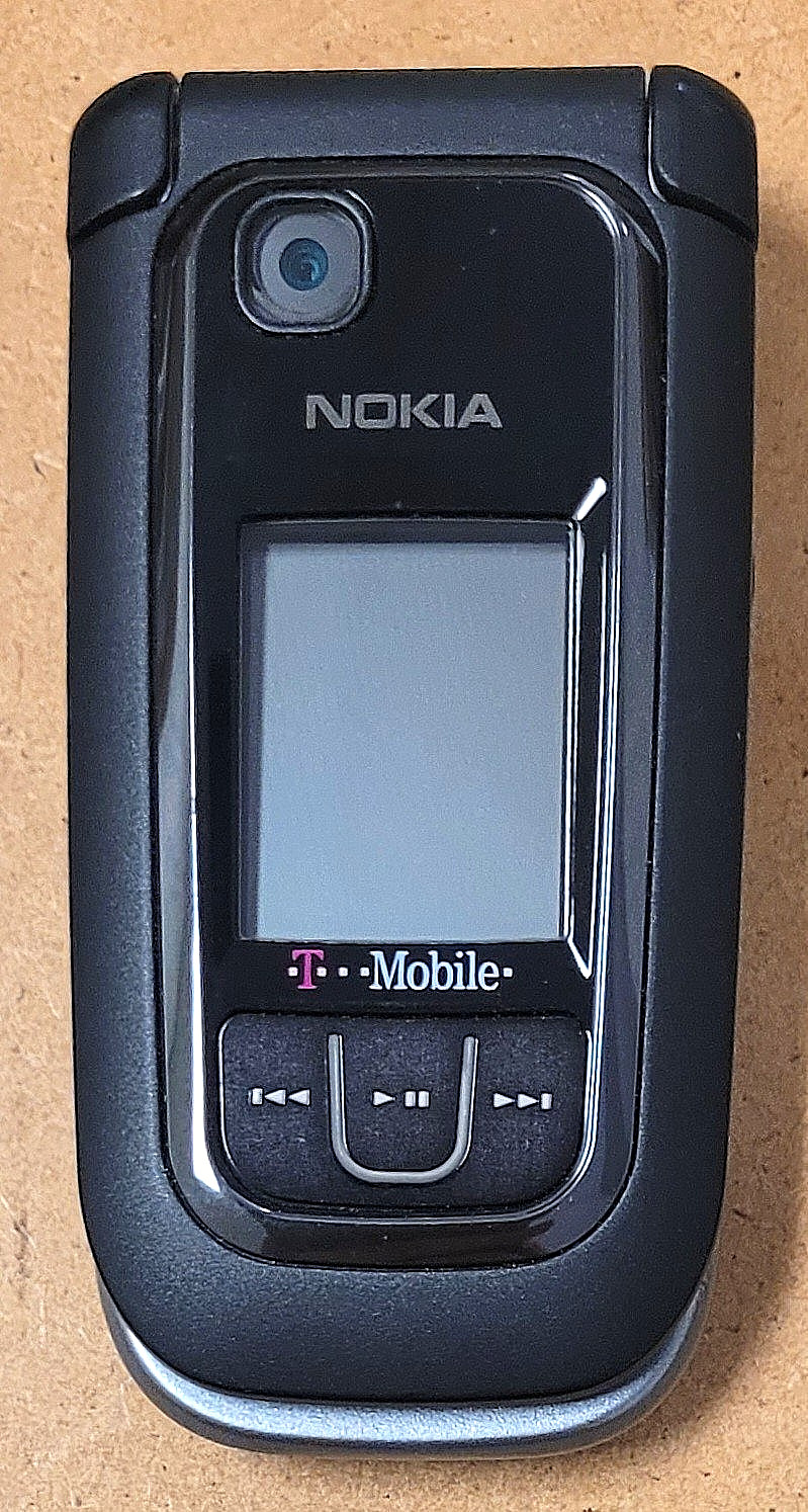 Nokia 6263 – Black and Gray ( T-Mobile ) Very Rare Cellular Flip Phone