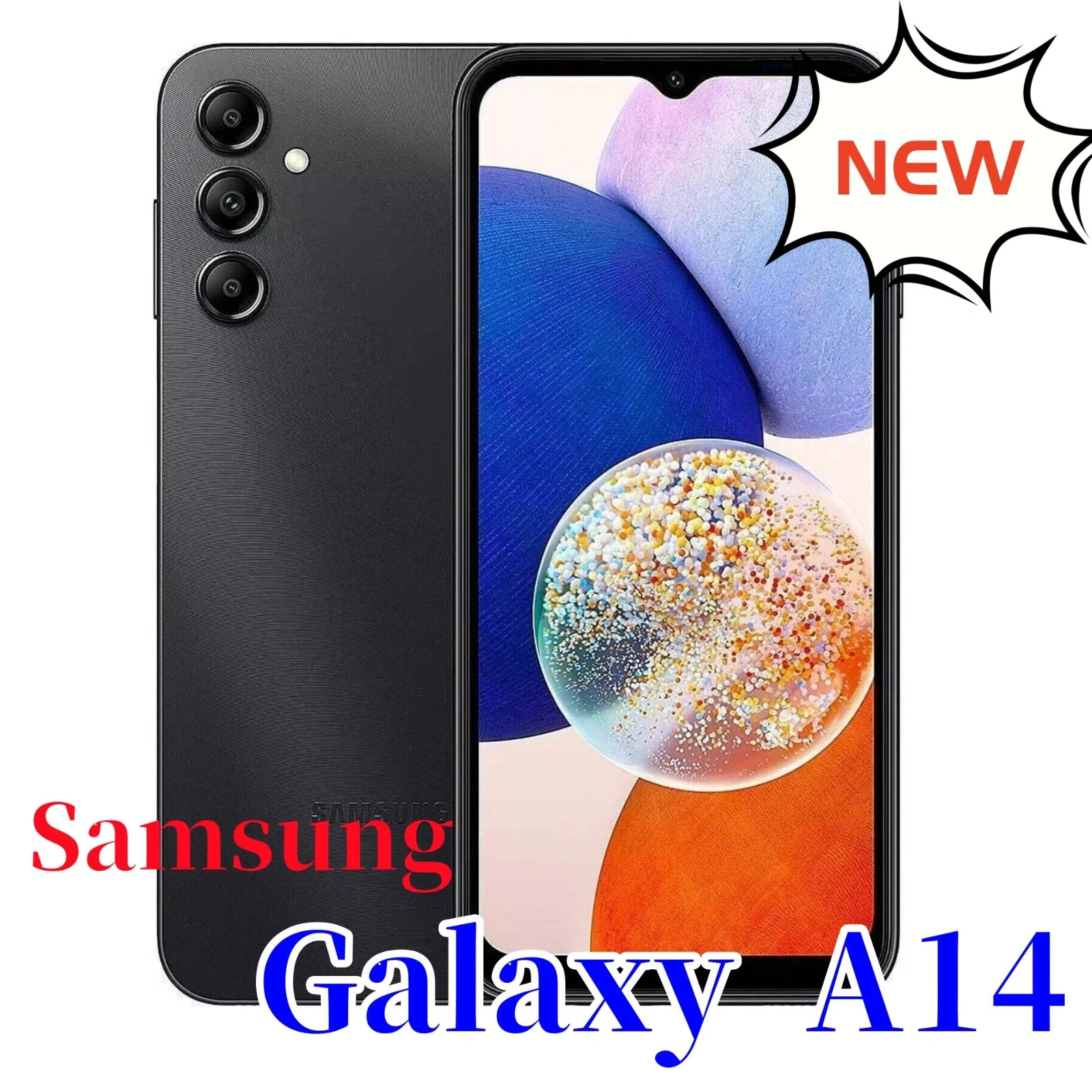 New Samsung Galaxy A14 5G SM-A146U 64GB UNLOCKED 6.6″ SmartPhone Black US