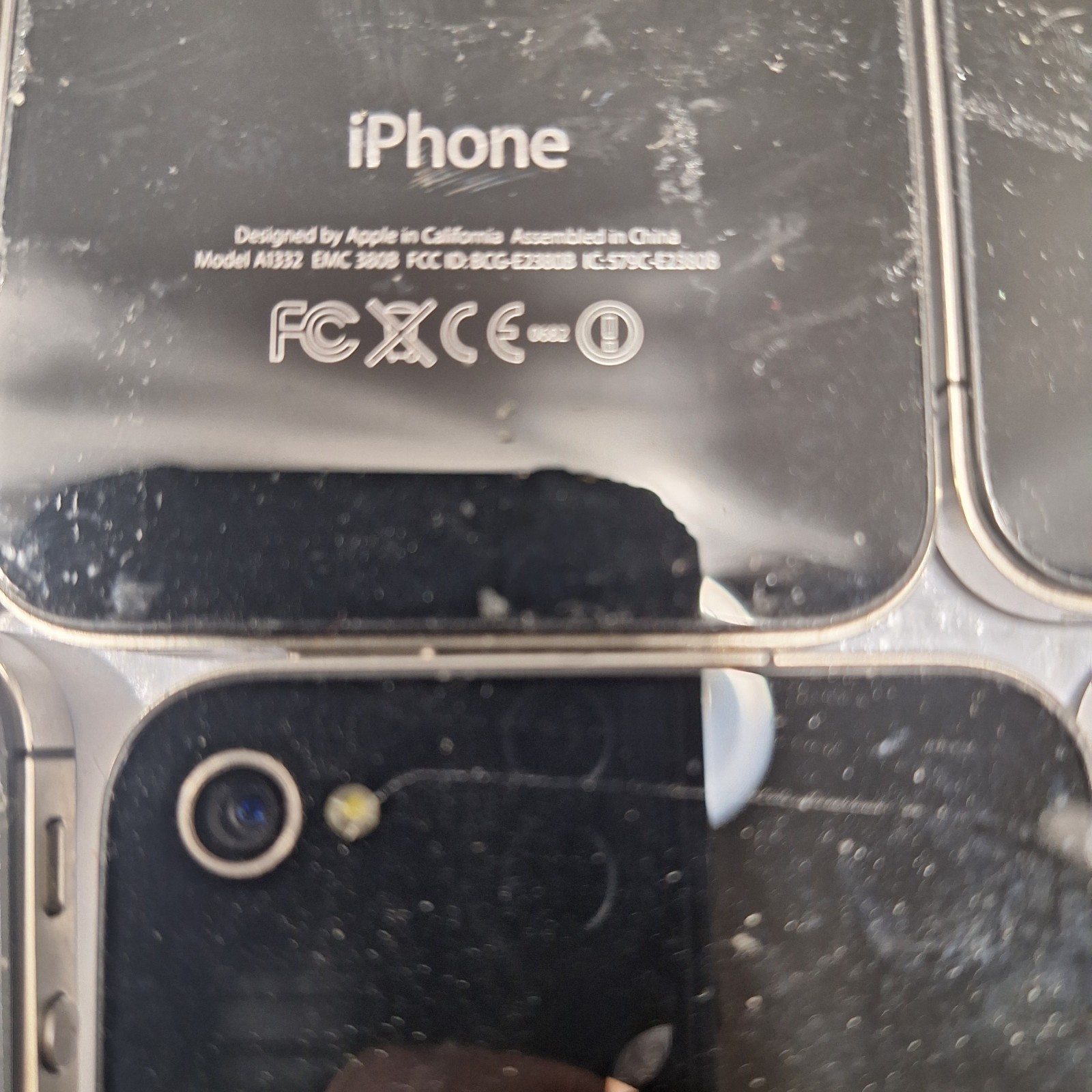 (12) Apple iPhone 4 8GB Black Model A1332 For Parts A1549 A1532 A1688