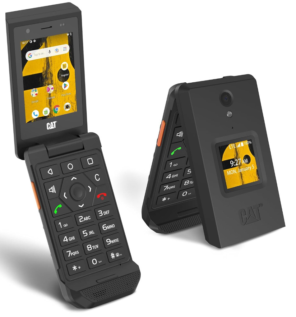 CAT S22 Flip 4G LTE 16GB Touchscreen IP68 Rugged Android T-Mobile GSM Unlocked