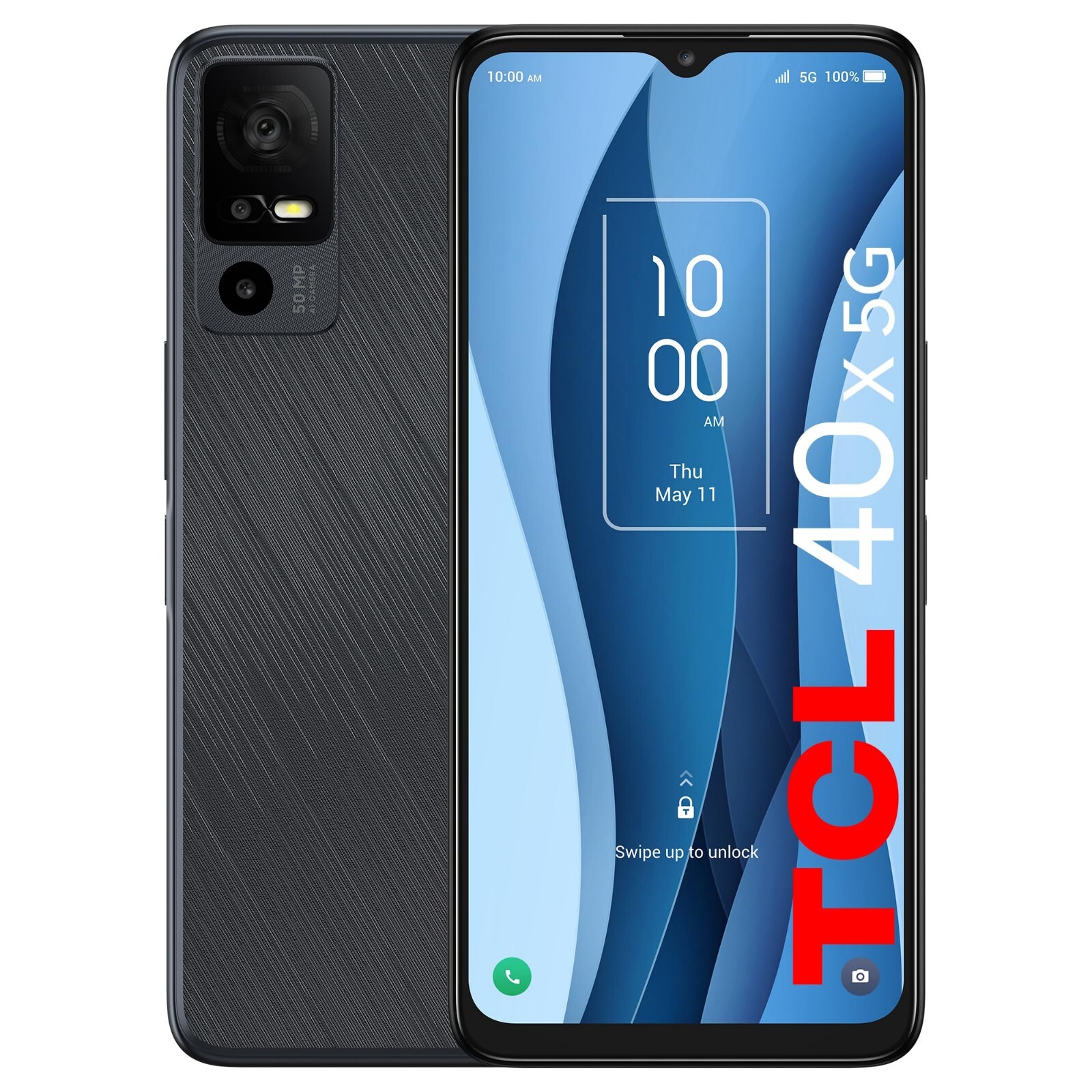 TCL 40X 5G 64GB T609M 50MP 5000 mAh Factory Unlocked AI Cell Phone Good
