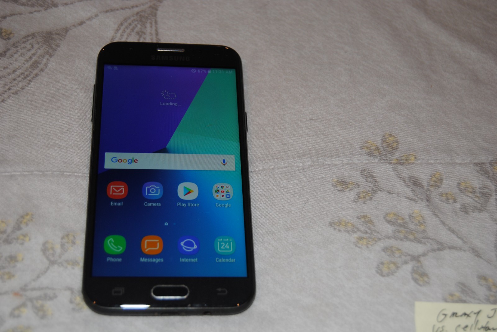 Samsung Galaxy J3 (2016) – 16 GB – Black (U.S. Cellular)