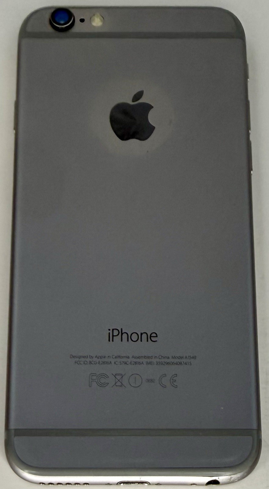 Apple iPhone 6 64GB Gray Verizon A1549 4.7in iOS 12MP Wi-Fi BT TESTED