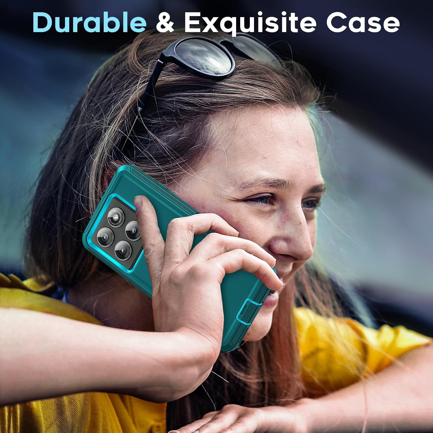 Heavy Duty 3 in 1 Rugged Case for Moto Edge 2025, Military Grade Shockproof Cove