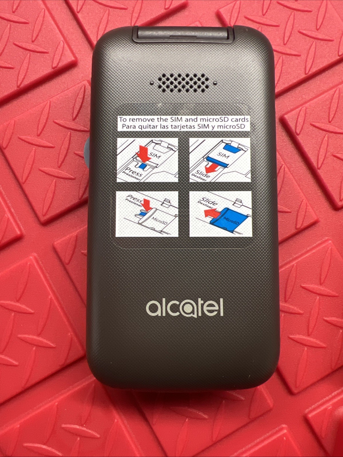 Alcatel MY FLIP 2 A406DL Tracfone LOCKED Prepaid Flip Phone 4GB PHONE ONLY LOOSE