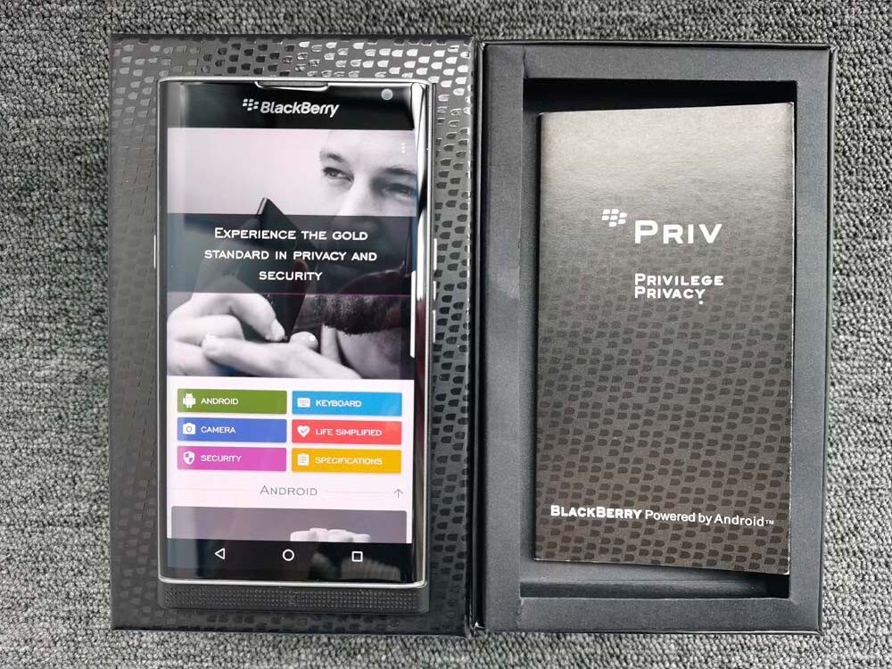 BlackBerry Priv Unlocked 4G 32GB Android Slide-out Keyboard Cellphone New Sealed