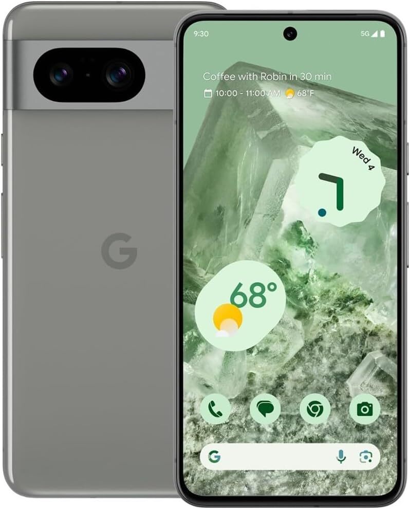 Google Pixel 8 5G 128GB, Fully Unlocked – All colors – Used Good (LCD DOT)