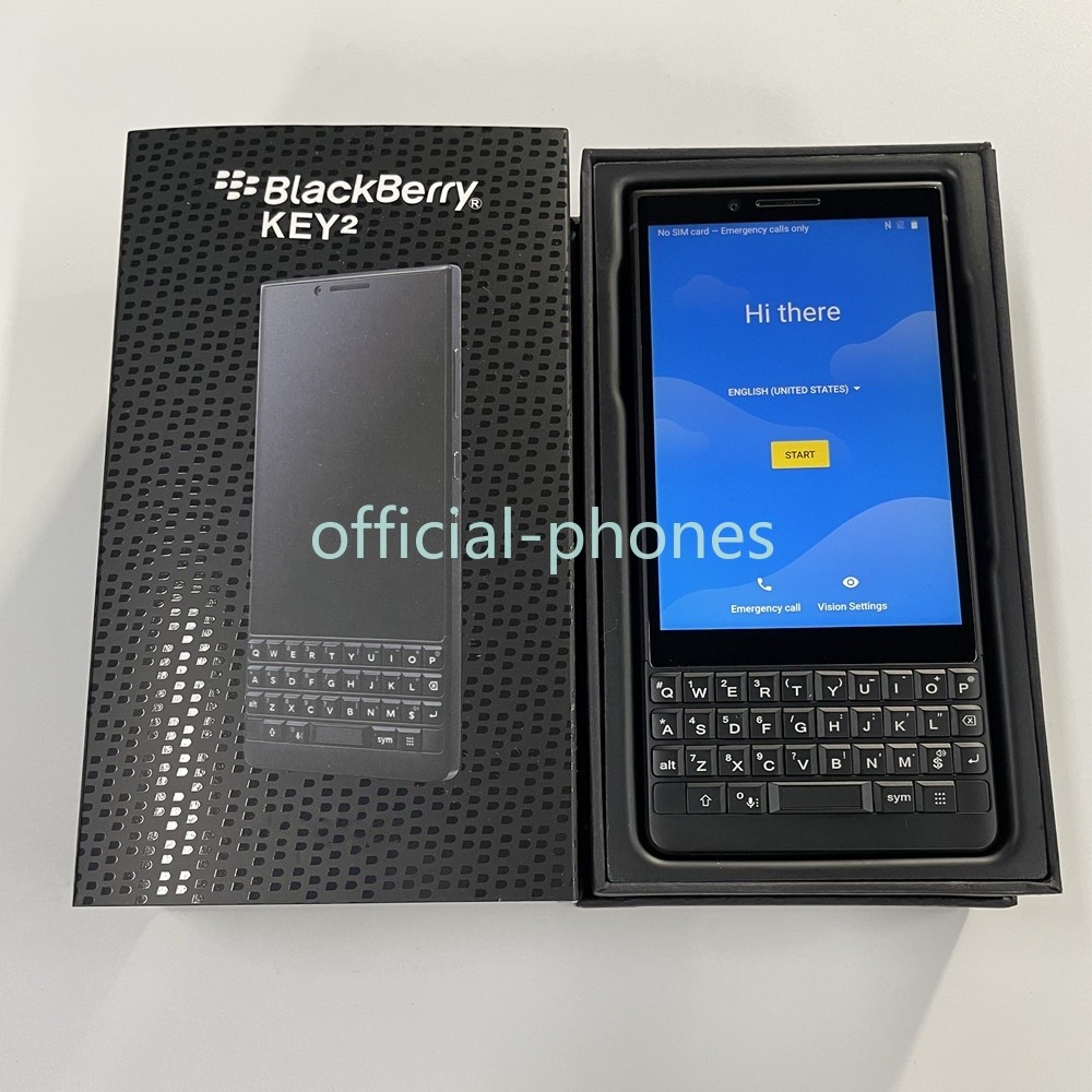 Unlocked BlackBerry KEY2 DualSIM BBF100-6 128GB+6GB 4G LTE New Sealed Smartphone