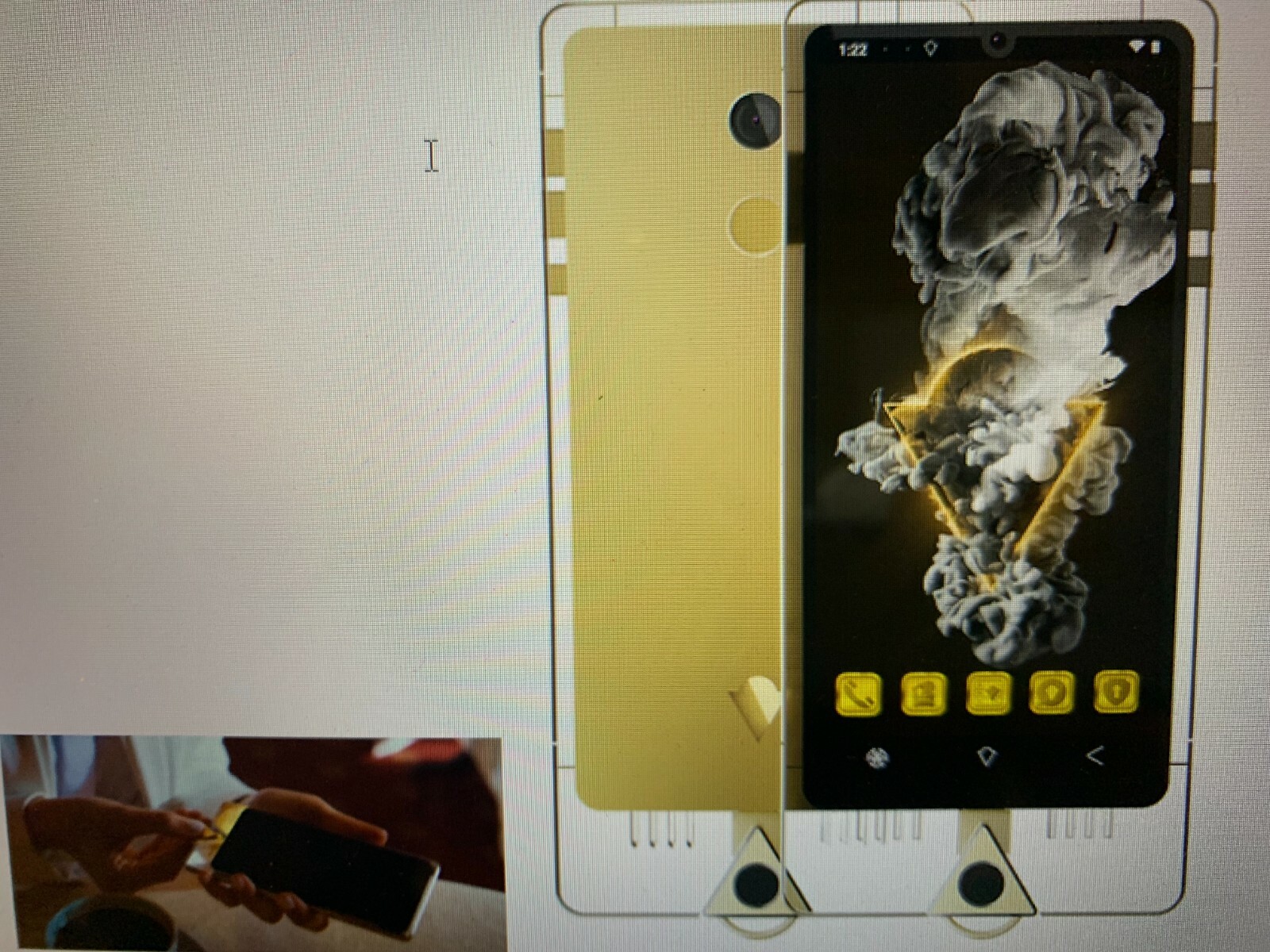 A smartphone designed to provide user privacy and ensure its data security