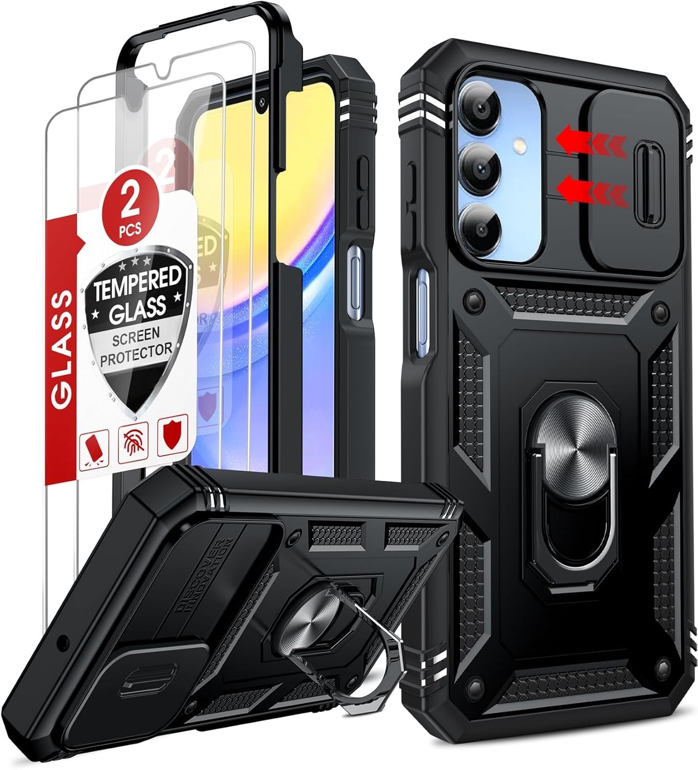 For Samsung Galaxy A15 5G Case w/Heavy Duty Shockproof Scratch Resistant cover