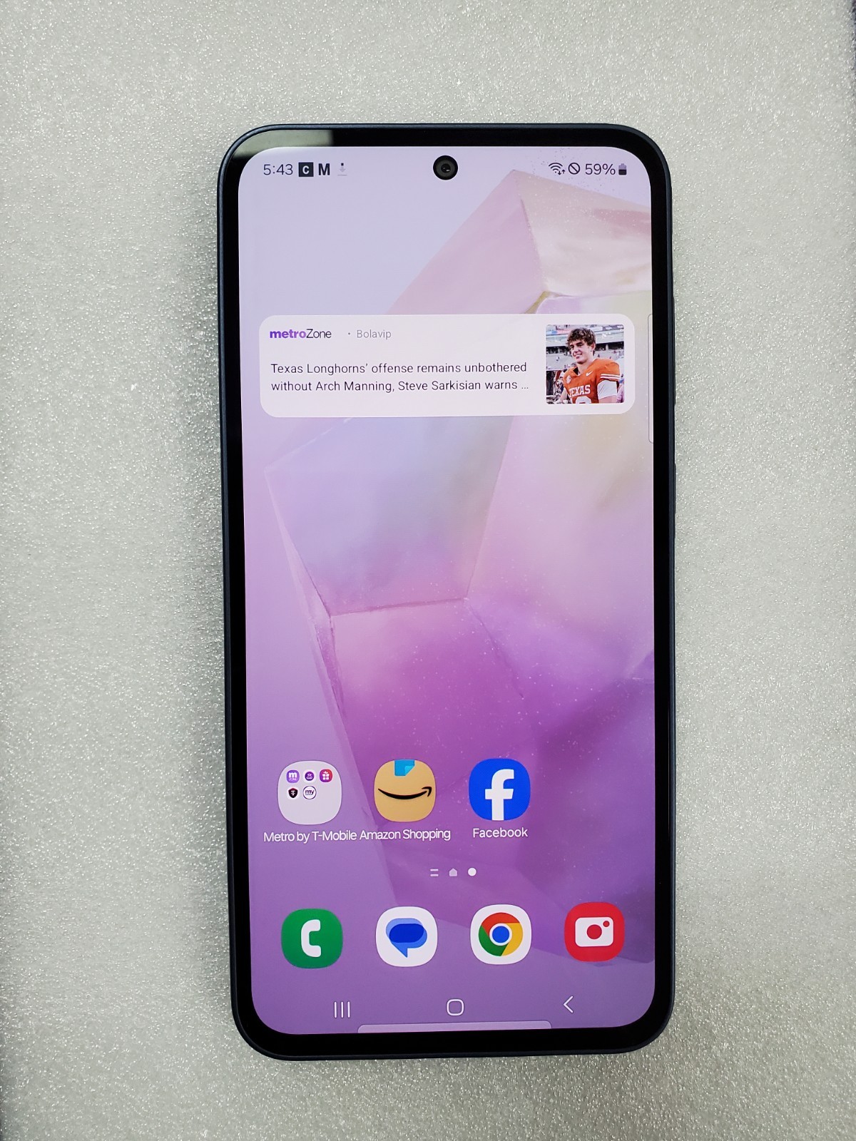 Samsung Galaxy A35 5G – 128 GB – Iceblue (Unlocked, Open box, Never Used)