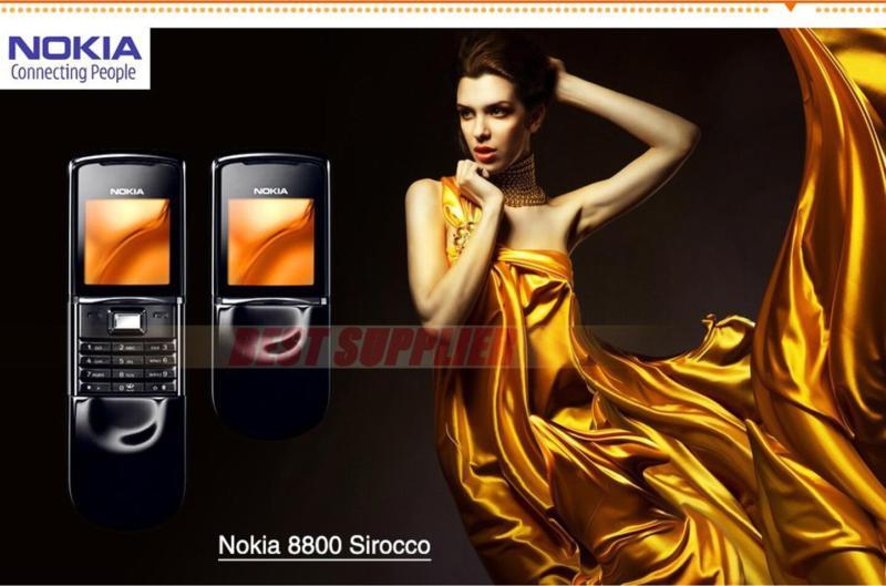 Nokia 8800 Sirocco 8800s Original 2G GSM128MB Internal Memory Unlocked Phone