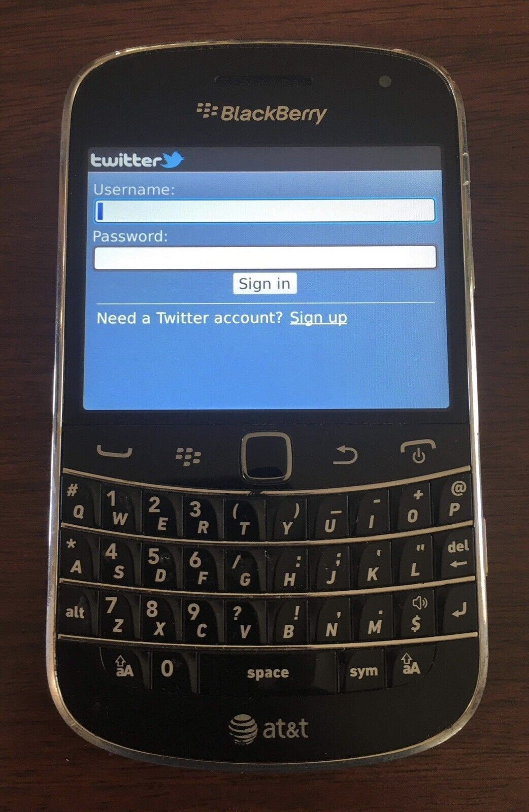 L45 Blackberry Bold Touch 9900 AT&T GSM QuadBand UNLOCKED 3G/4G Wifi Hotspot Cam