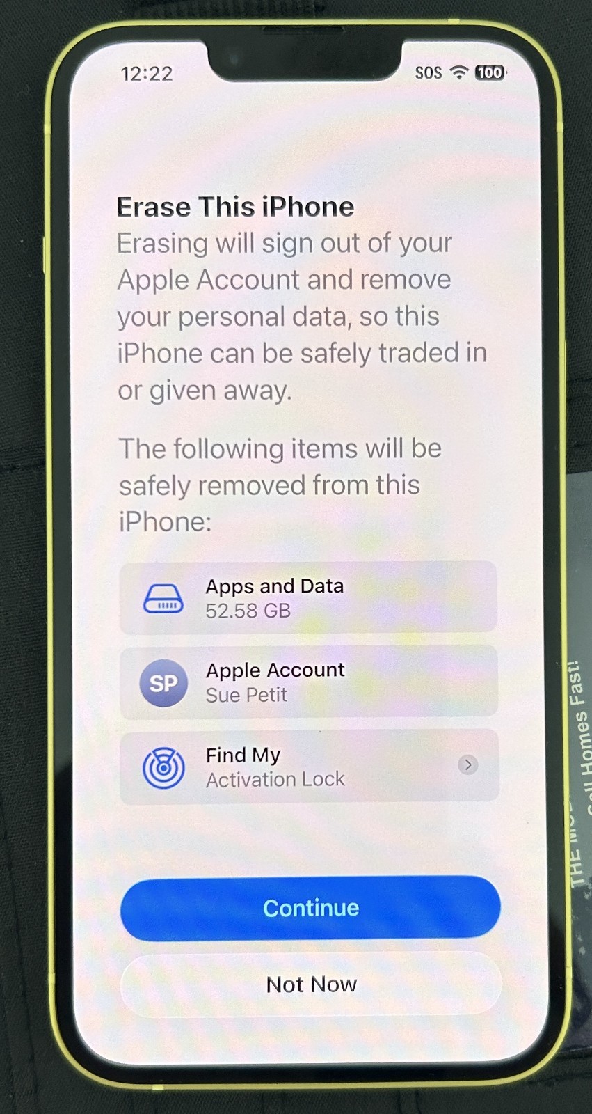 Apple iPhone 14 128GB Network Unlocked – See Description