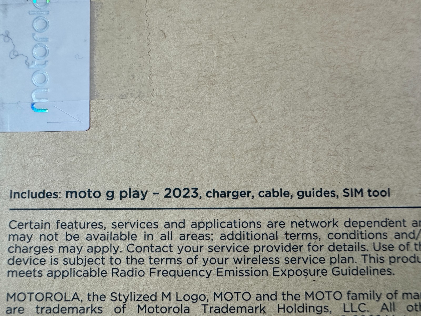 Motorola Moto G Play 2023 Navy Blue Triple Rear Camera Smartphone Parts Only