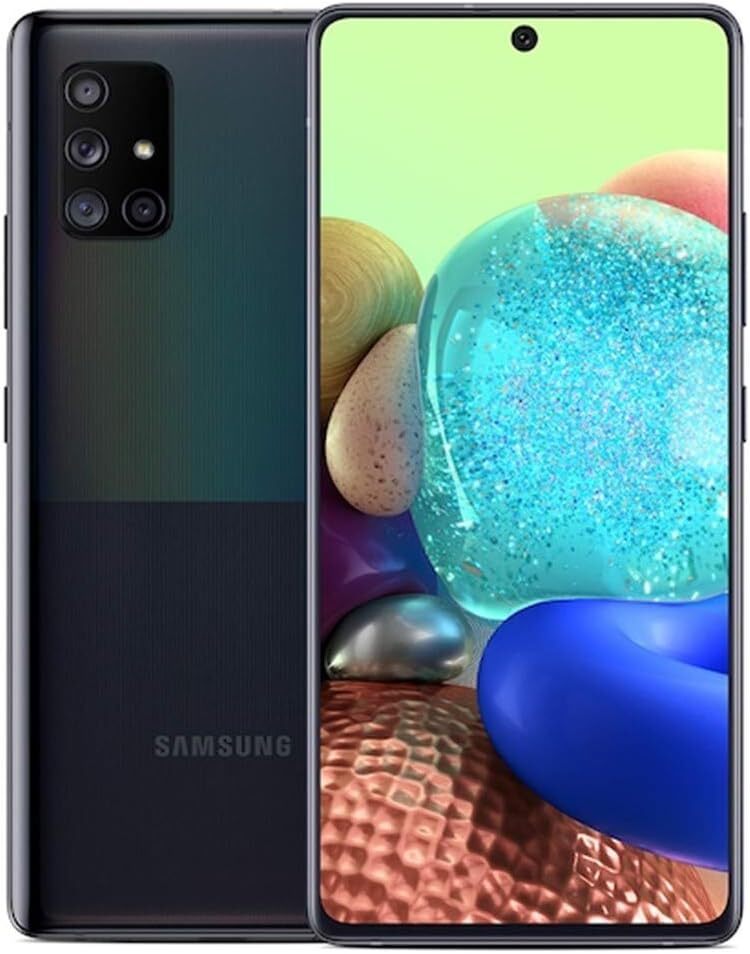 Samsung Galaxy A71 5G 6.7 inch SM-A716U 128GB Black (GSM Unlocked) – Open Box