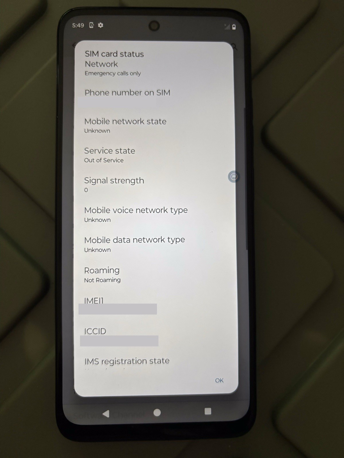 Motorola Moto G Power 5G 2024 XT2415V 128GB Black StraightTalk Smartphone 10/10