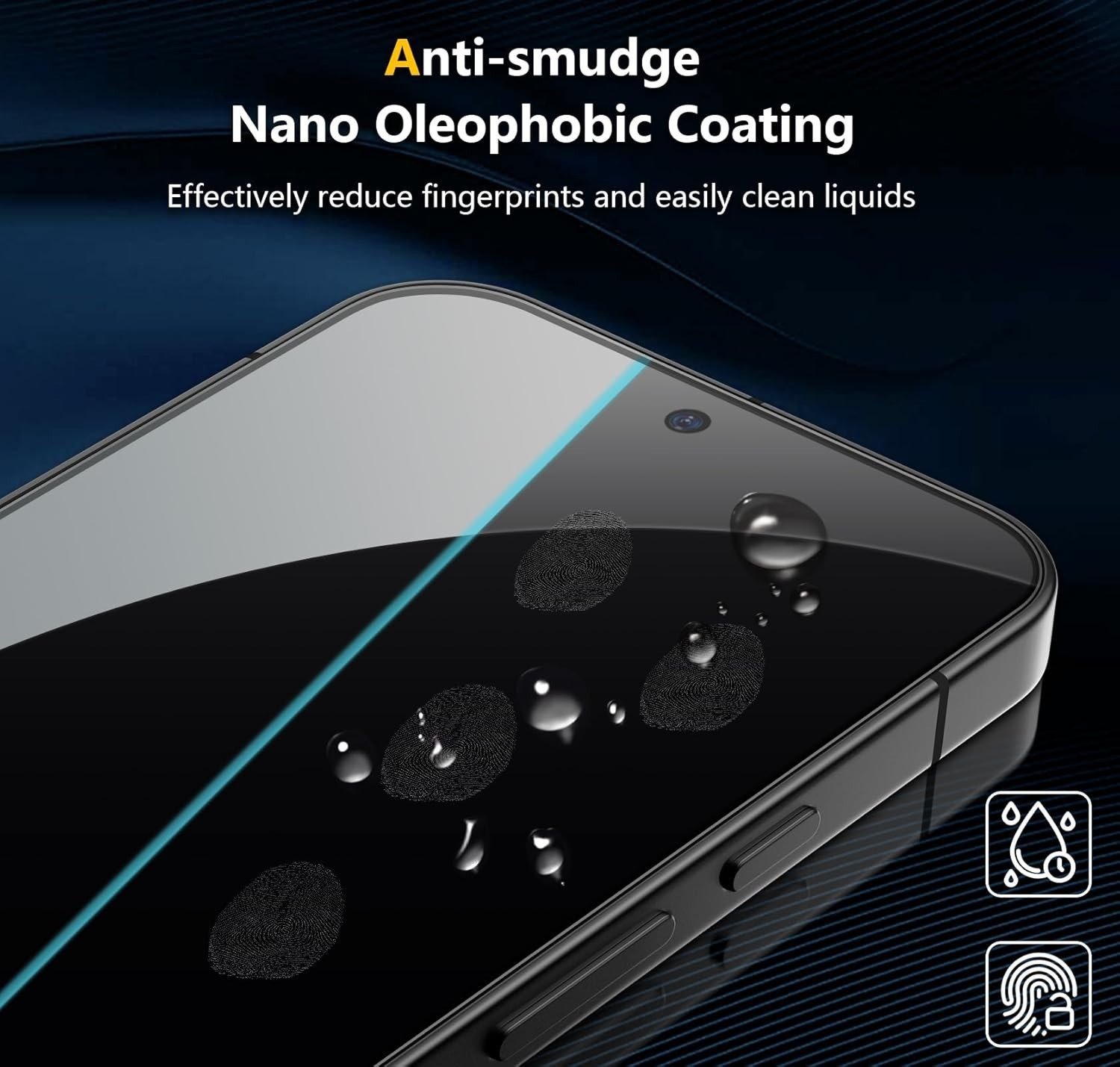 [2+2 Pack] 2 Packs for Google Pixel 9 Pro XL Privacy Tempered Glass Screen Prote