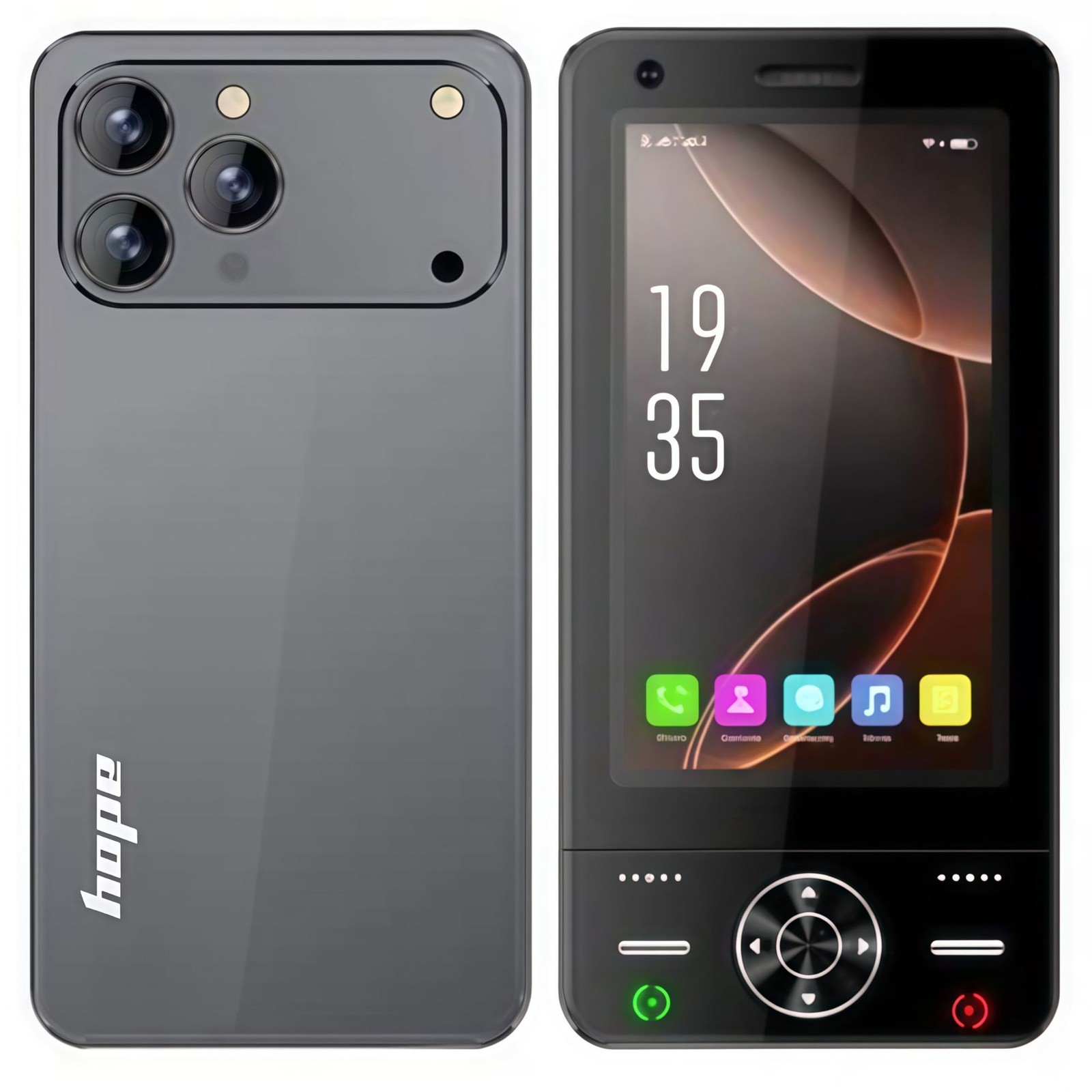 Unlocked 4G LTE 3.0″ Touch Screen Android Slider Smartphone Dual SIM 2GB+16GB