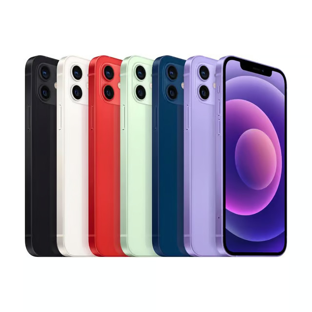Apple iPhone 12 5G 6.1″ – 64GB/128GB/256GB – Fully Unlocked – All Colors – USED