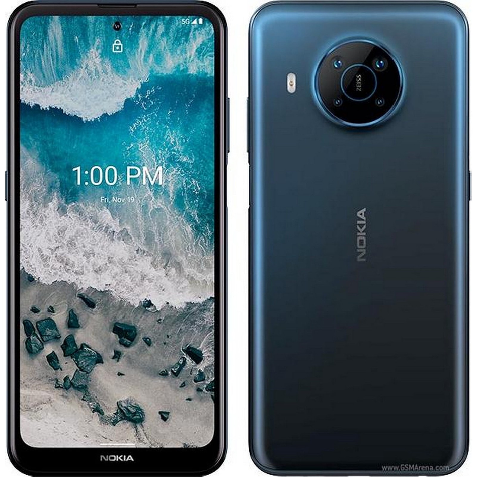 Nokia X100 5G UC 6.6″ 128GB 48MP Zeiss T-Mobile GSM Unlocked (TA-1399)(Blue)