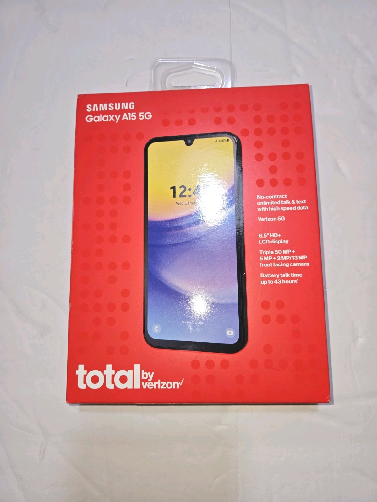 Latest Samsung Galaxy A15 5G 128GB SM-A156U (Total by Verizon)