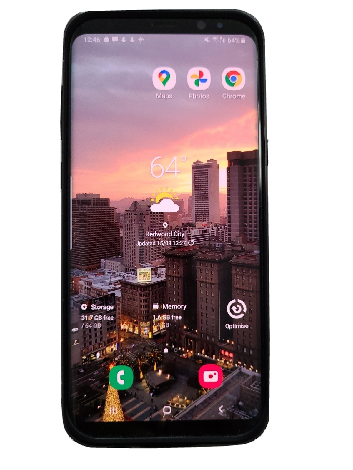 Samsung Galaxy S8+ SM-G955U 64GB – Midnight Black (Unlocked)