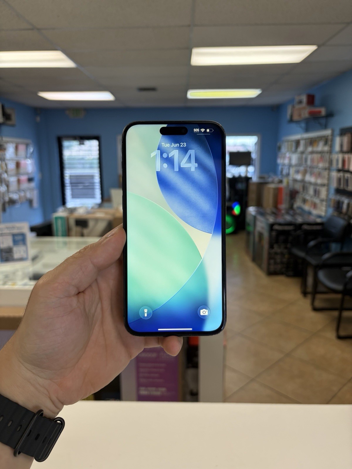 iPhone 15 Pro Max 256GB Physical & E-sim Unlocked Navy Color