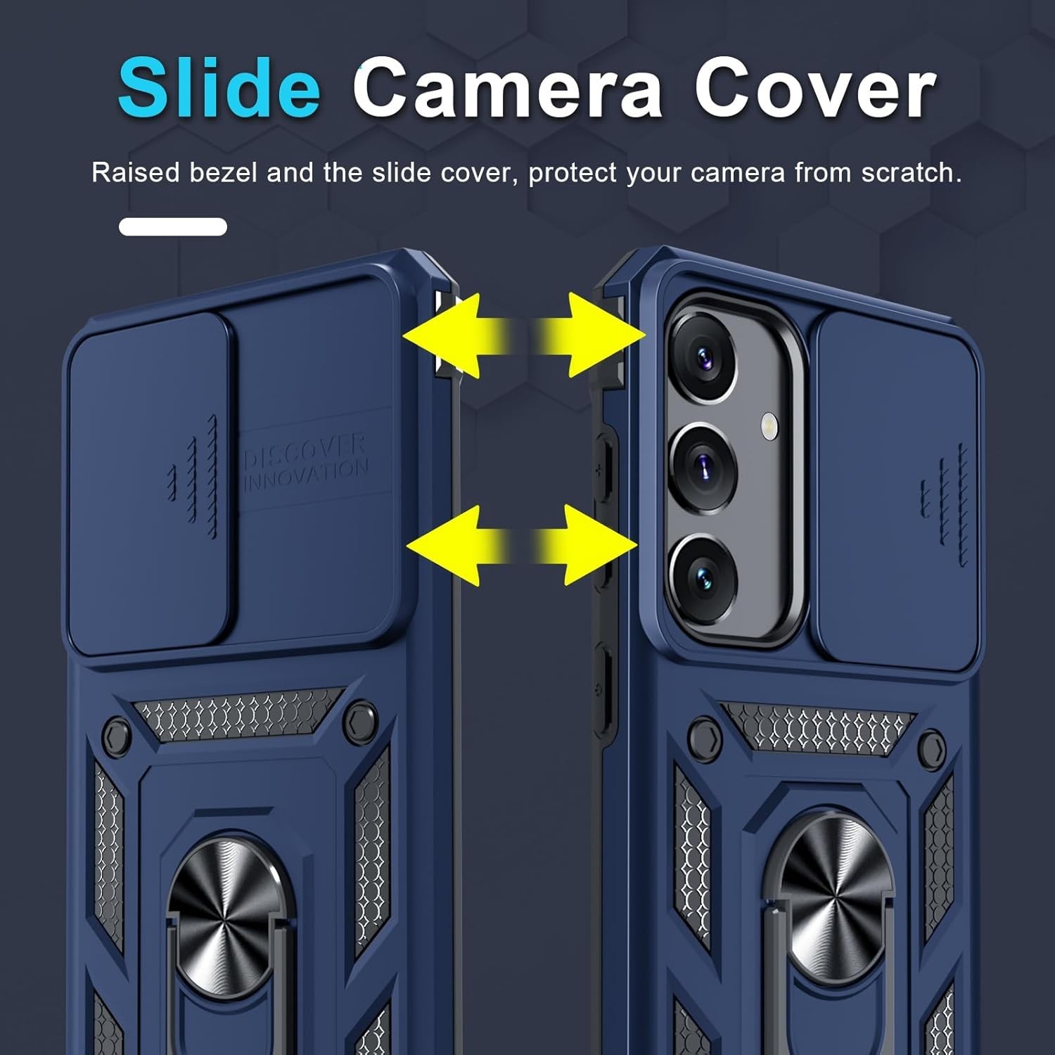For Samsung Galaxy S25 Case with Shockproof Protective Cover & Screen Protector