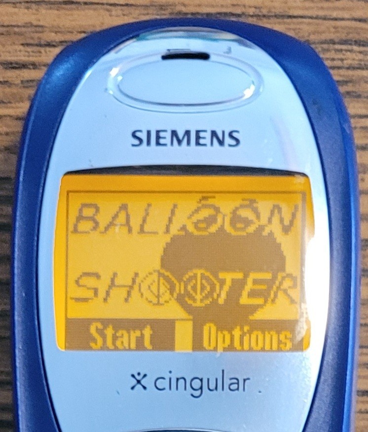 Siemens A Series A56 – Blue and Silver ( Cingular ) Very Rare Cellular GSM Phone