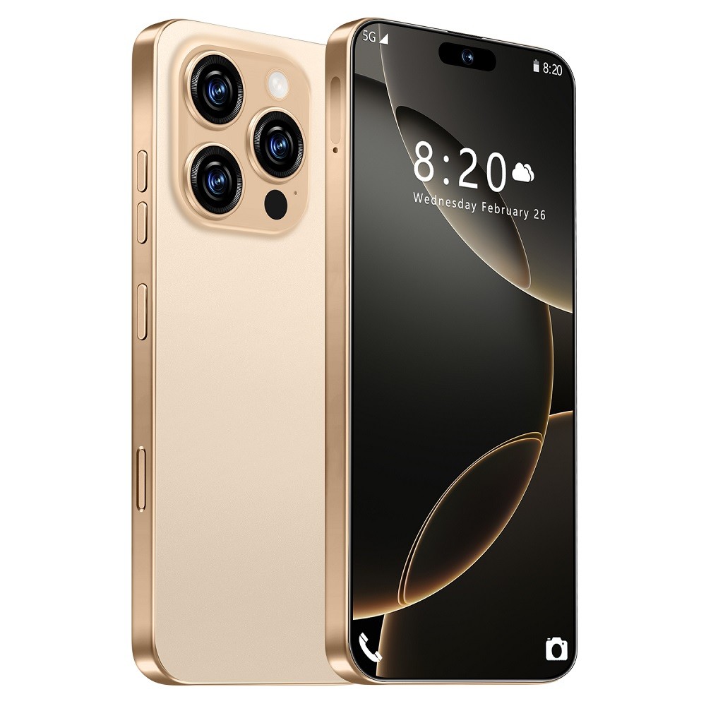 2026 G16 Pro Max 8+256GB Android 15 Unlocked Smartphone Dual SIM 5G Mobile Phone