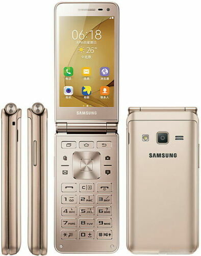 Samsung Galaxy Folder2 SM-G1650 Dual SIM WIFI 8MP LTE 4G Bar SmartPhone-UNLOCKED