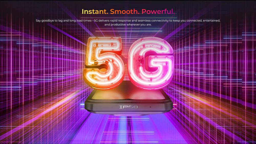 OUKITEL WP55 Ultra 5G Thermal Imaging Rugged Phone 48GB+512GB 11000mAh 108MP
