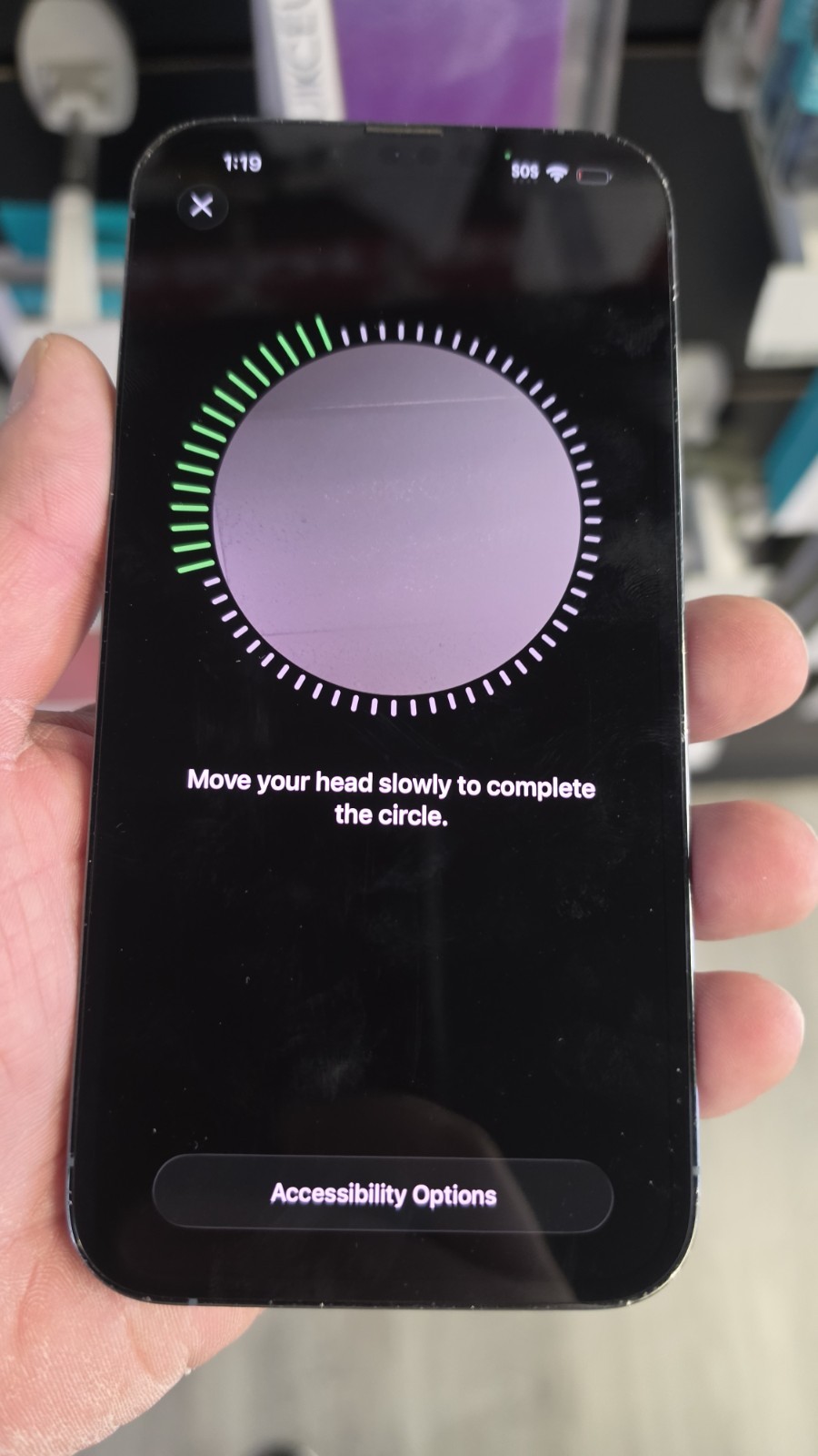 Apple iPhone 13 Pro Max – 512 GB – Sierra Blue (Unlocked) – Works – Read First