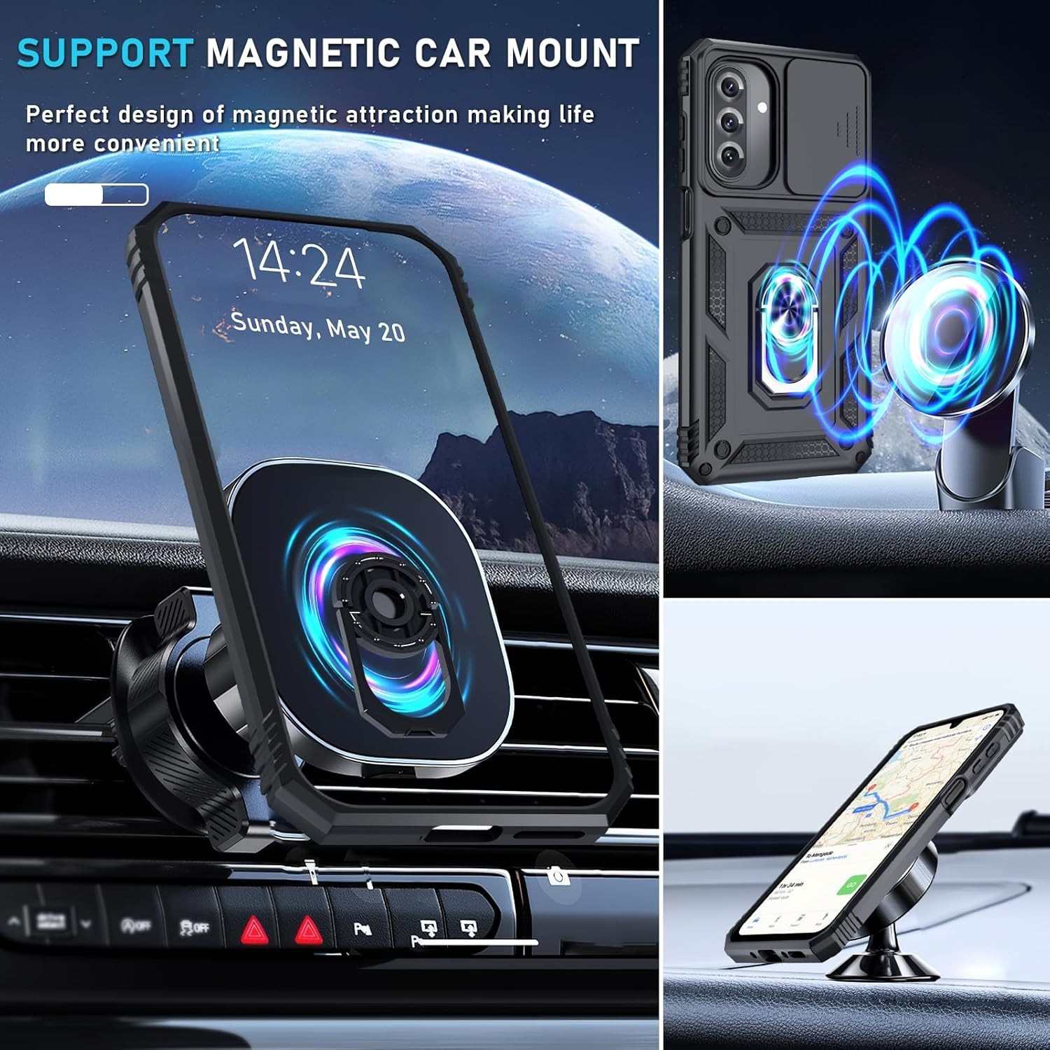 For Samsung Galaxy A17 5G Case Shockproof Protective Military Guard Phone Cover