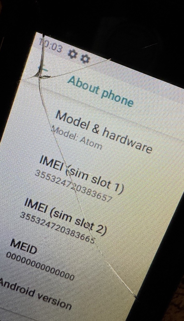 Unihertz Atom Small Broken (Unknown) SmartPhone 2 Sim 64GB Good Used Issue