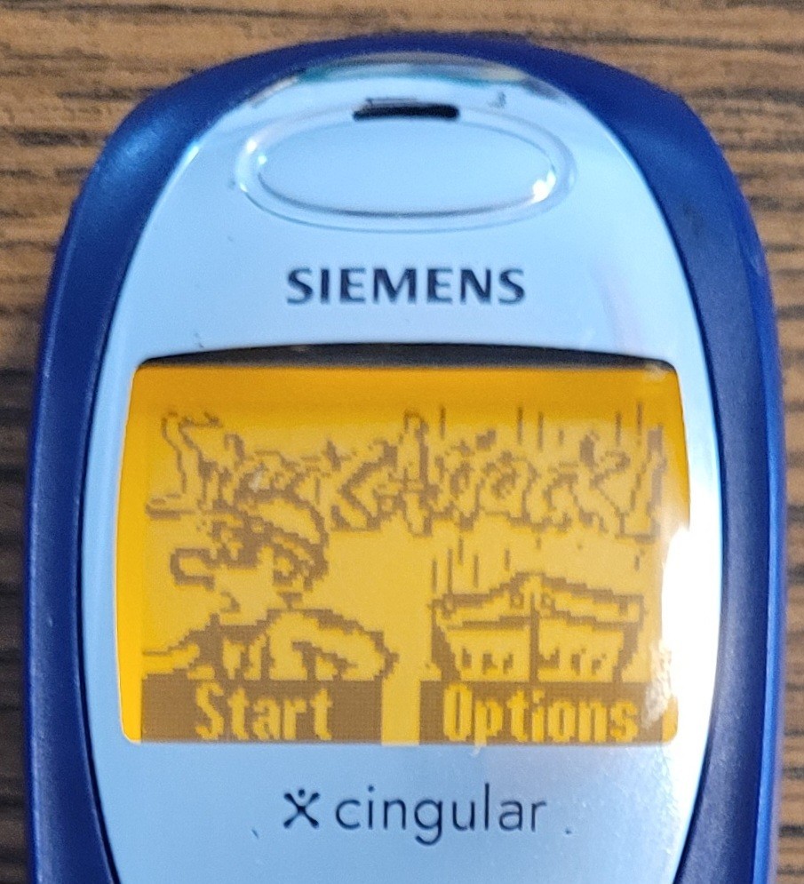 Siemens A Series A56 – Blue and Silver ( Cingular ) Very Rare Cellular GSM Phone