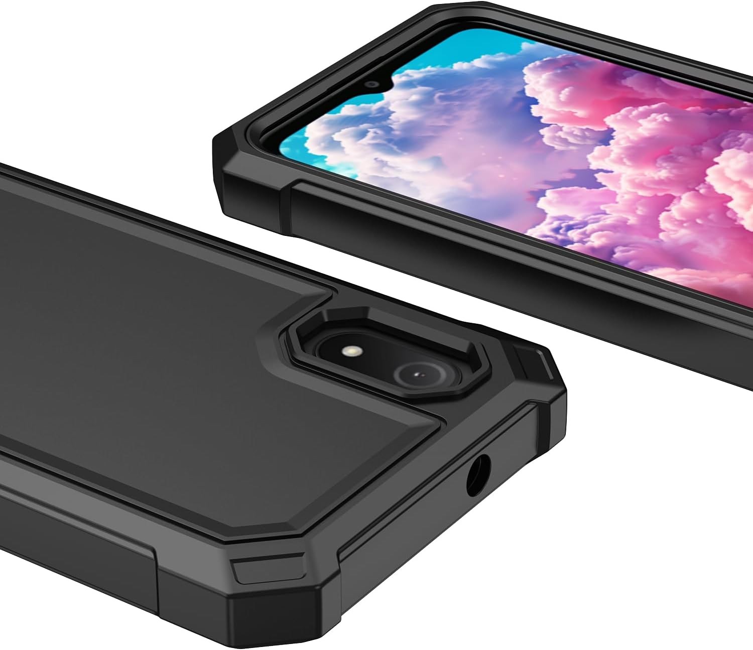 Cloud Mobile Stratus C8 Case with Screen Protector, Full Body Protection Cover B