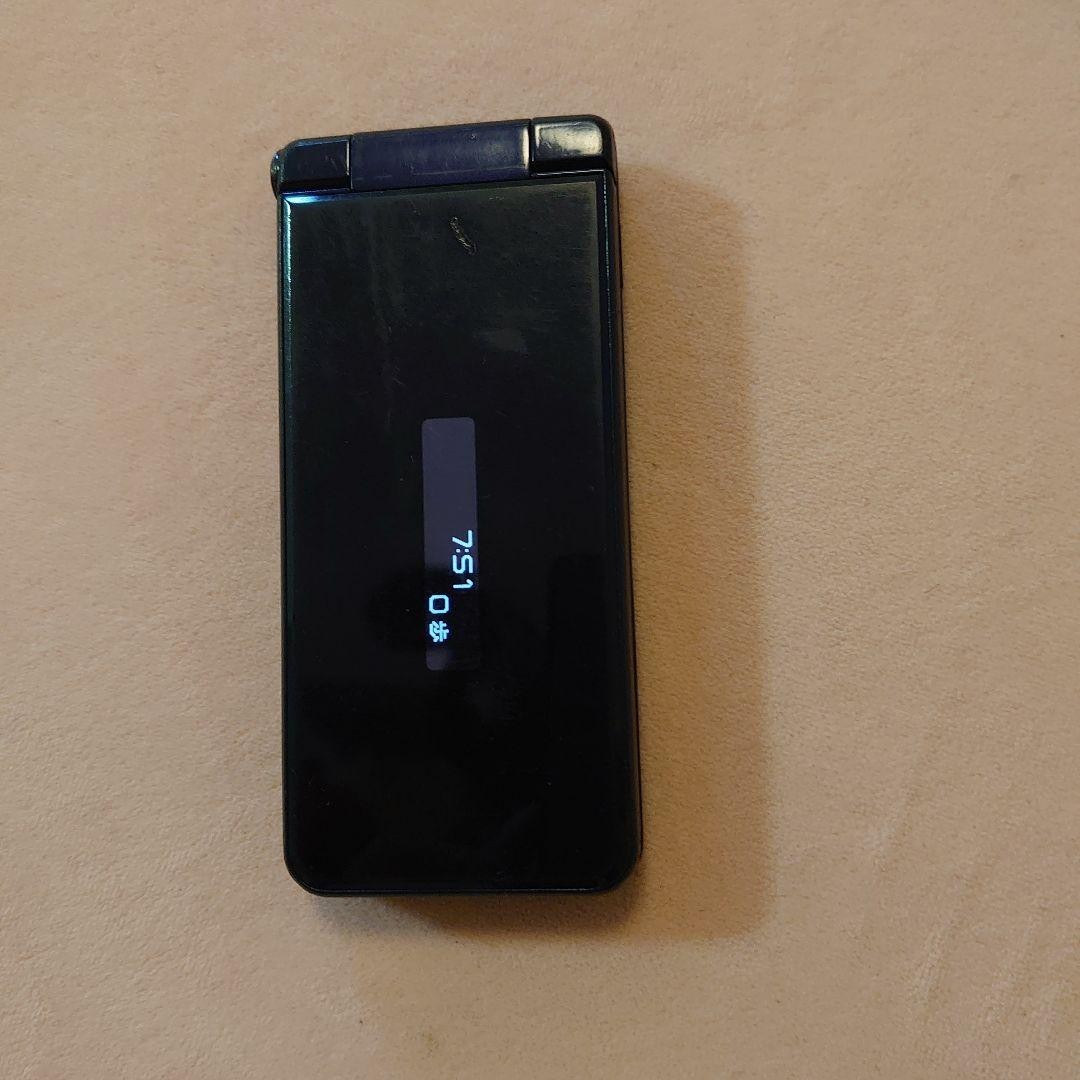 SHARP SH-01J AQUOS mobile Docomo Android Flip Phone Blue Black Keitai Japanese