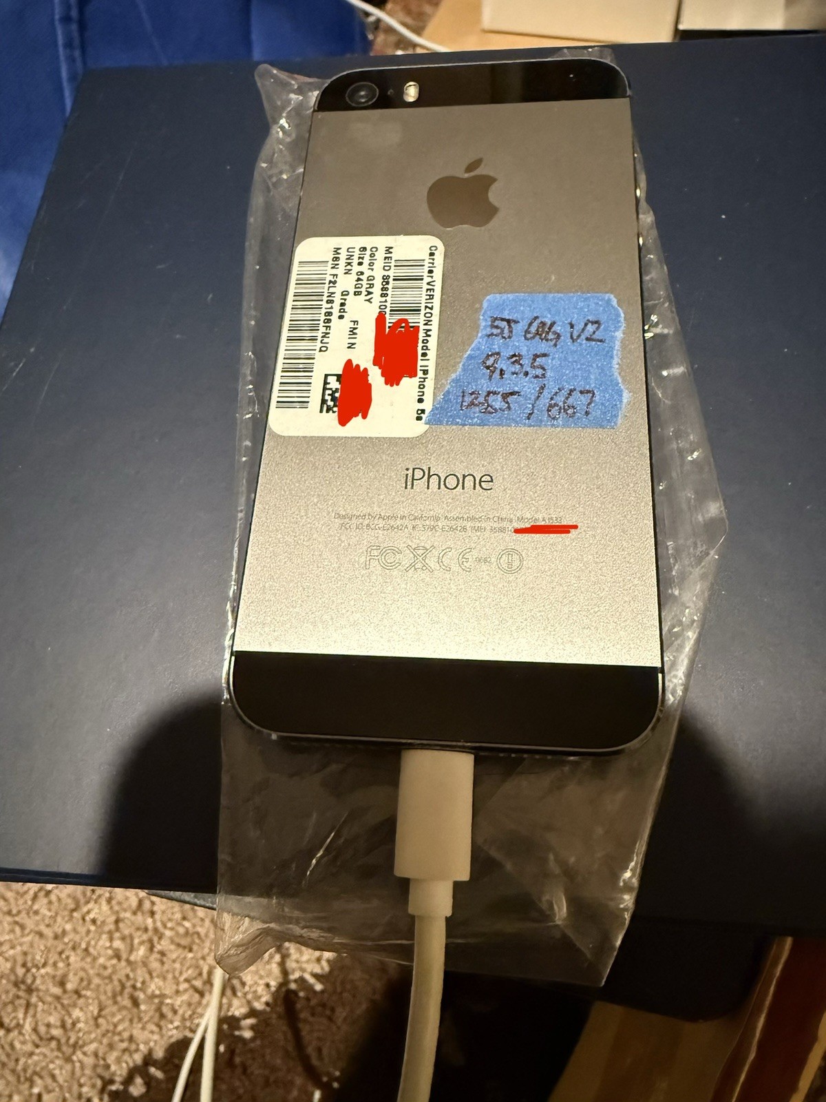 RARE IOS 9.3.5 Apple iPhone 5s UNLOCKED 64GB – Space Gray A1453 A1533 CDMA GSM