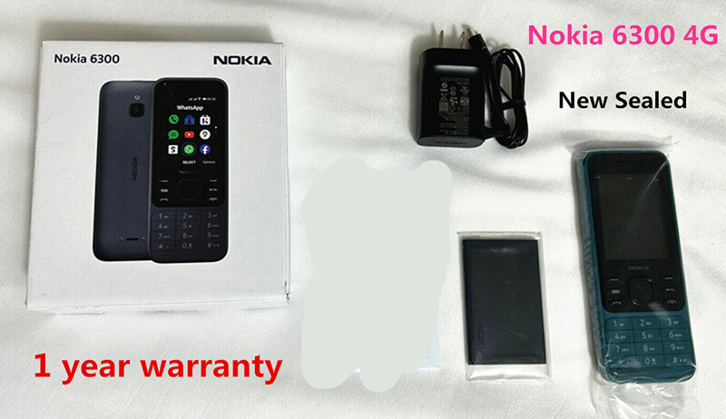 Nokia 6300 4G LTE 3 Colors Unlocked Dual SIM KaiOS classic cell Phone NEW