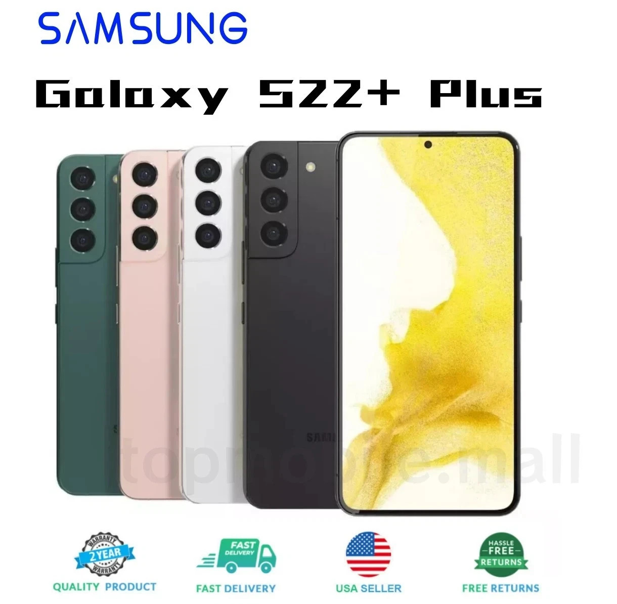 NEW SEALED Samsung Galaxy S22+ Plus 5G SM-S906U 128GB/256GB Factory Unlocked